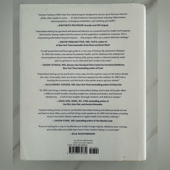 Intuitive Fasting The Flexible Fourweek Intermittent Fasting Plan Book Will Cole - Picture 7 of 8